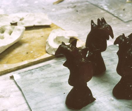 Valettuja vahamallineita